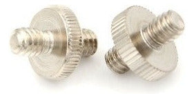 2pcs 1/4 '' Macho A Macho 1/4 '' Rosca Tornillo Adaptador Pa 4