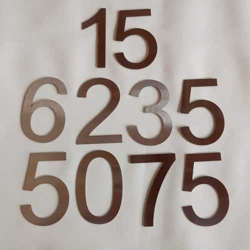 Roma Grafica Stainless Steel House Numbers - Temperley Barrio Ingles 3