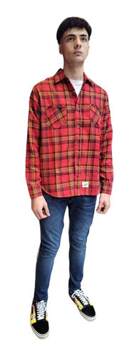 No Name Flannel Blend Urban Fashion Shirt for Men 1