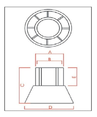 Cone Encosto 3/4  Forma Ferragem (pacote C/ 1000 Pçs) 1