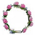 LED Flower Headband Hawaiian Party Tiara White 0