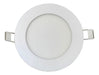 Macroled Round LED Panel 6W Ceiling Mount White Cool X 10 Units 1