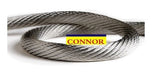 Cable De Acero Galvanizado 8mm, 6x19+1 Rollo X 50mts Connor 1