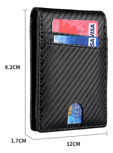 TechIQ Carbon Fiber Wallet and Cardholder for AirTag RFID 7