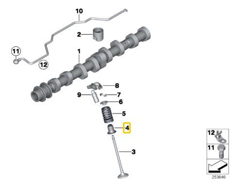 Sellos De Escape Para Bmw Serie 1 F20 Lci 125i B48 1