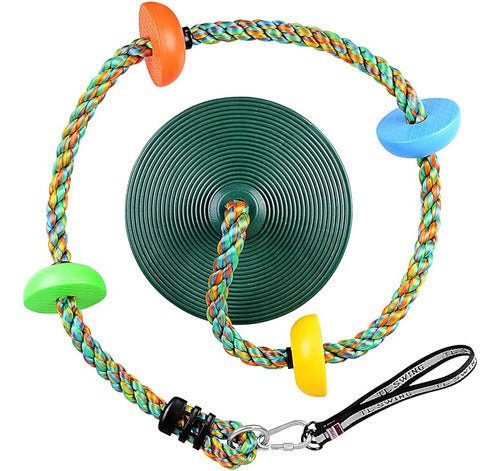 BCGI Tree Swing Multicolor Cuerda De Escalada Con Platafo 1