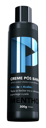 Creme Pós Barba Play Barber 300g Menthol Cuidado Pós Barbear 3