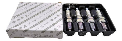 Set of 4 Fiat 1.4 Fire Evo 8v Fiat Spark Plugs Kit 1