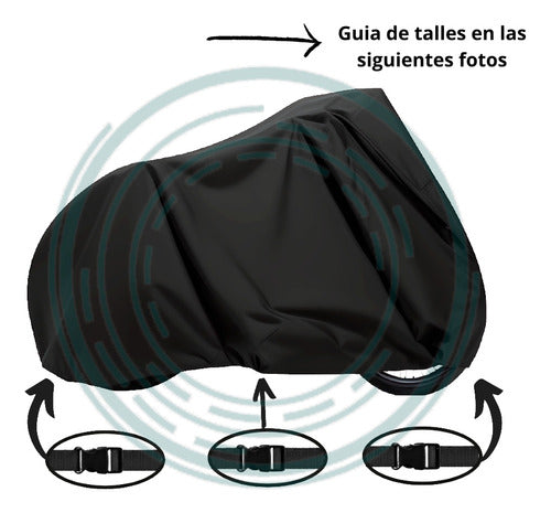 Waterproof Motorcycle Cover for Rouser Ns 125 135 160 200 with Top Case 11