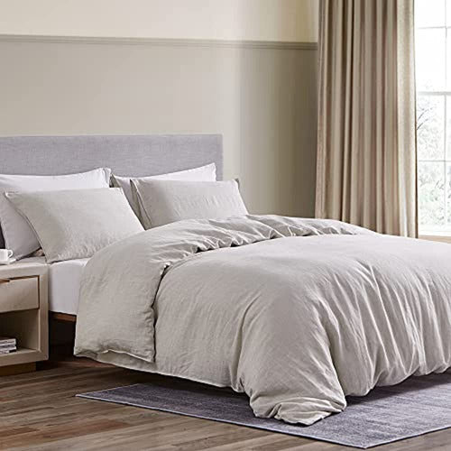 Dapu 100% French Linen Duvet Cover Set 1