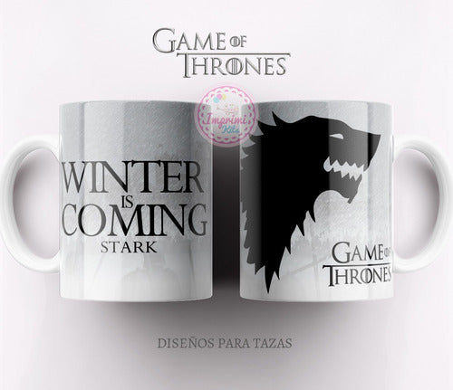 Plantilla Game Of Thrones Tazas Sublimar Sublimacion 5