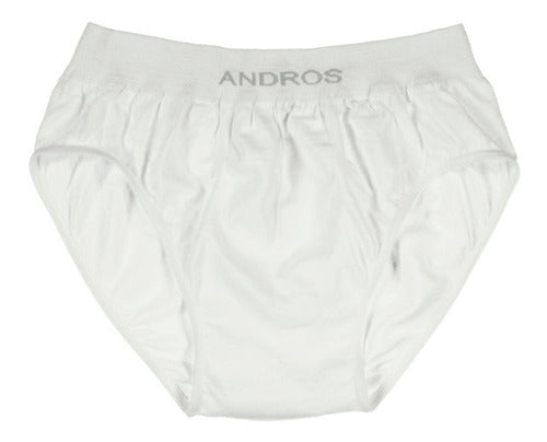 Men's Seamless Plain Cotton Slip - Andros 5014 1