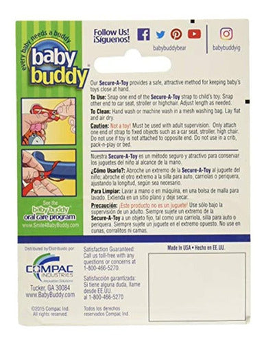 Baby Buddy 4 Piezas Seguro-un-juguete, Real / Rojo / Blanco 1