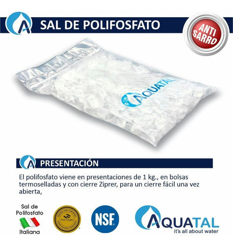 Aquatal Polifosfato Salt - Anti-Scale Solution - 1 Kg 1