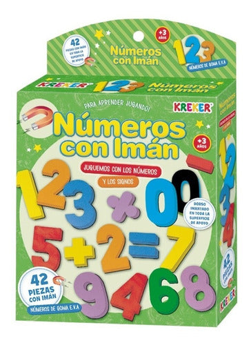 Magnetic Educational Eva Foam Numbers Toy 42 Pieces 0