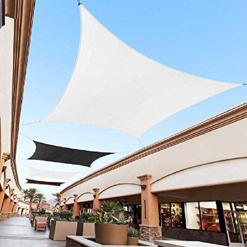 Malla Toldo Vela Alta Calidad 8 X 18 Metros Uv 98% Blanco 4