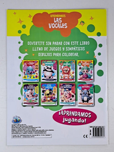 Aprendemos Las Vocales - Libro Infantil De Aprestamiento 2