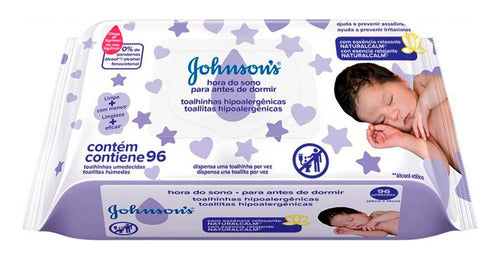 Johnson's Baby X3 Toallitas Húmedas Antes De Dormir 96u 3c 2