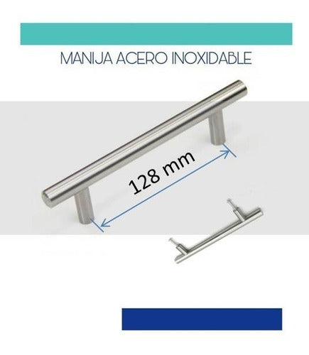 Stainless Steel Handle Bar 128mm x 10 Units 0