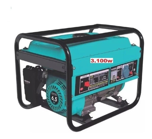 Generador 220v Nafta 5hp 3300w Industrial 10hscontinuo 2