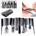 E-Shop Peluquería Professional Hairdressing Kit: Scissors + Set of 10 Combs + Cape 5