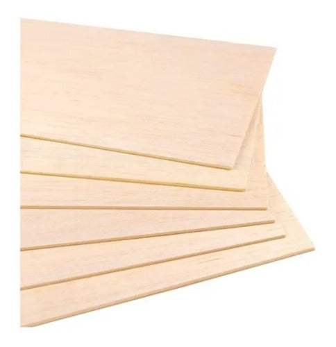 Aerostar Balsa Wood Sheet 91.5 Cm X 7.6 Cm X 2 Mm Thickness 1