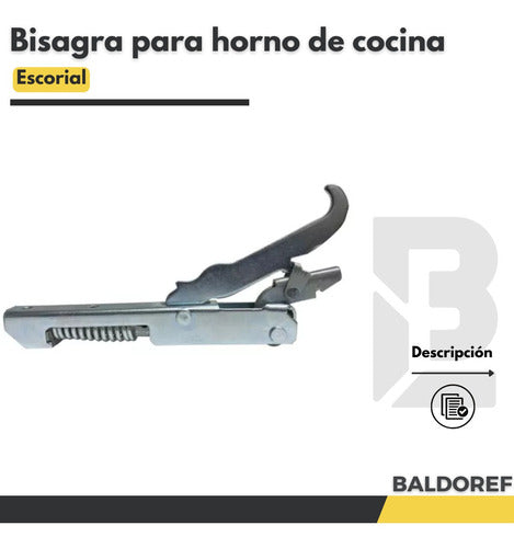 Bisagra Puerta De Horno Cocina Escorial Candor X Unidad 1