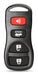 Nissan Key Fob Case 3+1 Buttons B08 0