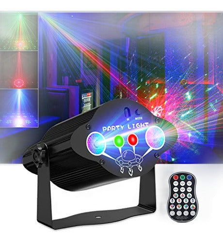 U`King Sound Activated LED Party Lights with Remote Control 2