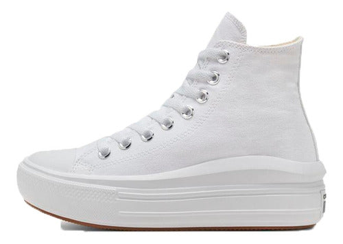 Converse Chuck Taylor All Star Move Hi White - White 1