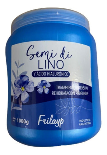 Frilayp Baño Capilar Semi Di Lino Y Acido Hialuronico 1kg 0