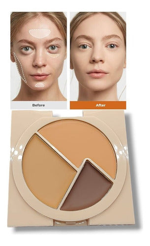 Mely Cream Contour Corrector Palette for Dark Circles 10g 3