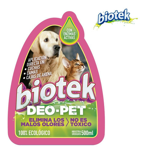 BioTek Eliminador De Olores Y Manchas Mascotas Enzimatico 3lt 3