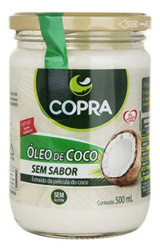 Oleo De Coco Copra Sem Sabor 500ml 1