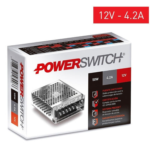 Fuente Switching Metalica 12v 4a Amp Cctv Tira Led Gtia 2