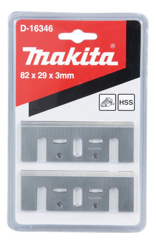 Makita Juego Cuchilla Cepillo D-16346 HSS 82mm Reafilable 3