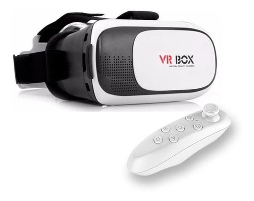 Lentes Realidad Virtual Box 3d Joystick Control Remoto Gafas 0