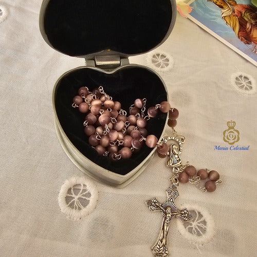 Italian Jewellery Box with Rosary 2