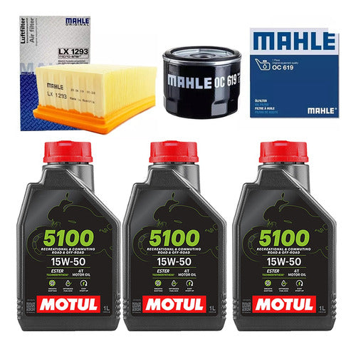 Ryd Kit Service BMW F 800 GS 08-18 Mahle + Motul Oil 0