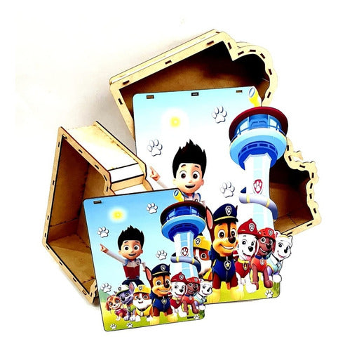 Set of 5 Laminated MDF Boxes with Characters - Children's Day Special! 3