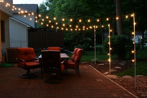 10 Meters Garland with LED Opal Lights Suitable for Outdoor Use 4