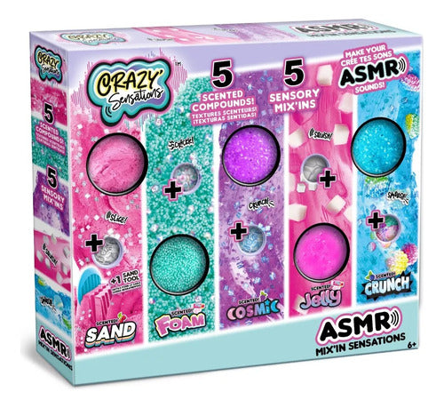 Canal Toys Crazy Sensations Mix'in Kit for Creating Sand and Slime ASMR 56219 0