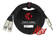 Kirlin Y-371PRL 03FT Miniplug to XLR Patch Cable 0