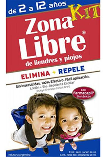 Zona Libre Piojicidas Kit Elimina Y Repele 0