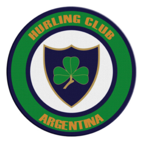 Rugby Hurling Club Patch - Unique Collection Material - Easy Application - Supports Washing Machine - 7.5 cm 2