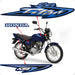 Kit Adesivos Compatível Honda Cg Titan Kse 2003 Moto Azul 1