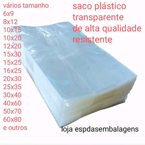 2kg Saco Plástico Celofane Pp 20x40 Kit 440un P/ Presentes 4