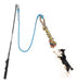 Meieke Flirt Pole Toy Para Perros, Pet Teaser Wand Outdoor I 0