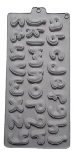 Silicone Alphabet Molds for Soaps and Candles 0