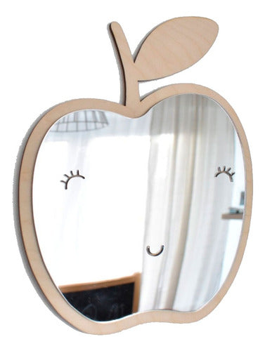 Victorius Design Unbreakable Kids Room Mirror, Apple Model 0